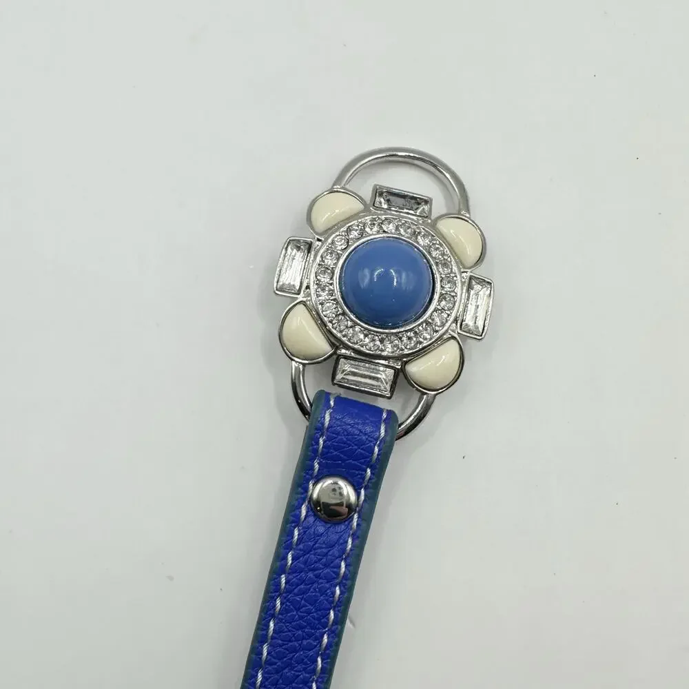 Lia Sophia Under Wraps Floral Wrap Bracelet Lapis Floral faux leather